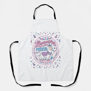 Unicorn Llamacorn Fiesta Playful Shirt Graphic_1 Apron