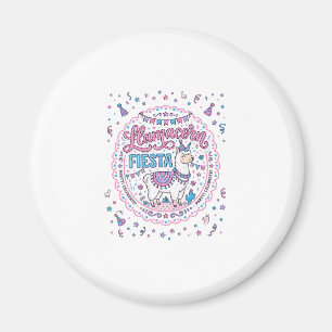 Unicorn Llamacorn Fiesta Playful Shirt Graphic_1 Magnet