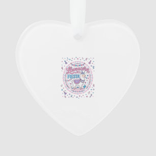 Unicorn Llamacorn Fiesta Playful Shirt Graphic_1 Ornament