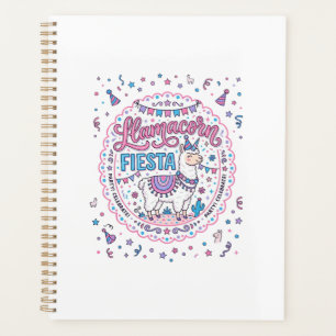 Unicorn Llamacorn Fiesta Playful Shirt Graphic_1 Planner