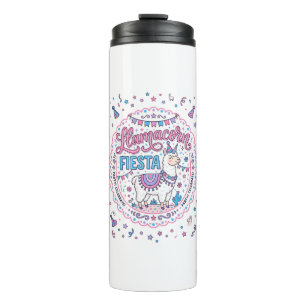 Unicorn Llamacorn Fiesta Playful Shirt Graphic_1 Thermal Tumbler