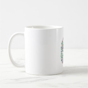 Unicorn Llamacorn Fiesta Premium Vector POD Artwor Coffee Mug