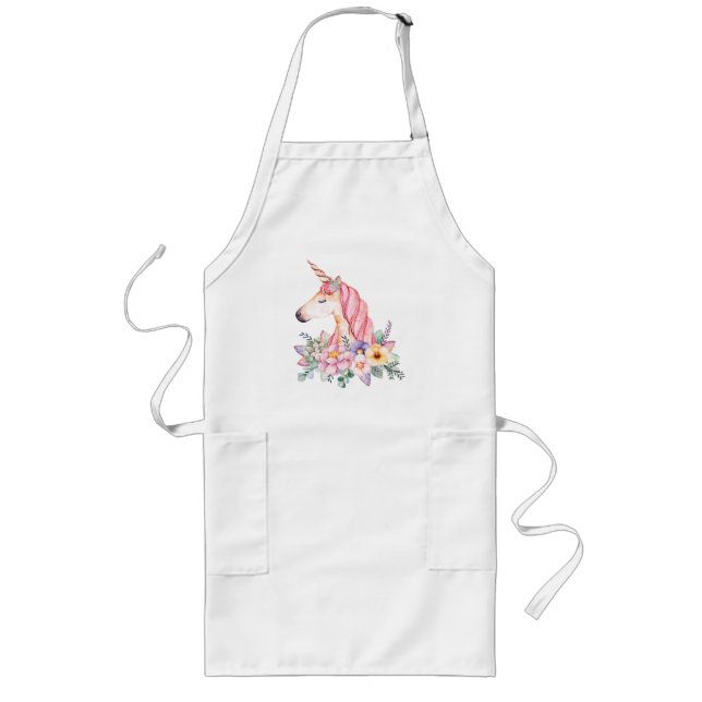 Unicorn Long Apron (Front)