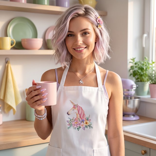 Unicorn Long Apron (Creator Uploaded)