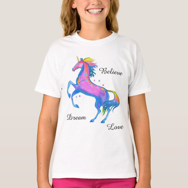 Unicorn Long Sleeve tshirt (Front)