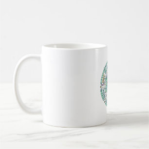 Unicorn Lost in a Magical Place Funny Print on Dem Coffee Mug