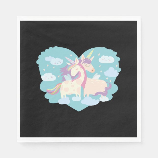 Unicorn Love       Napkin (Front)