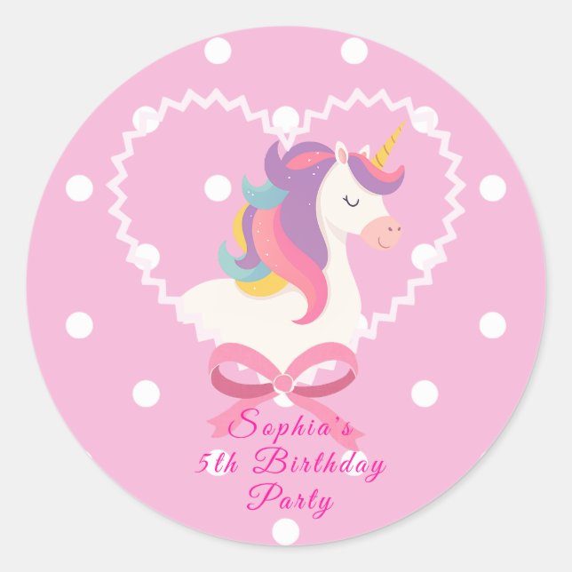  Unicorn Love Sticker – Pink Dot Edition (Front)
