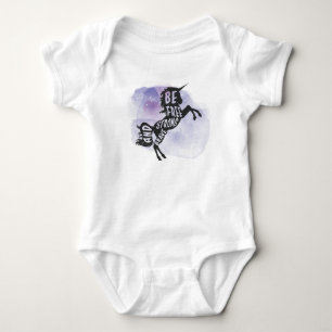 Unicorn Lover Art Feeling Magical Baby Bodysuit