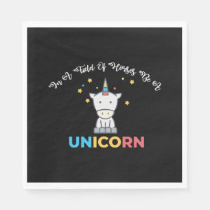 Unicorn Lover Gift In A Field Of Horses Be A Unico Napkin