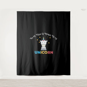 Unicorn Lover Gift In A Field Of Horses Be A Unico Tapestry