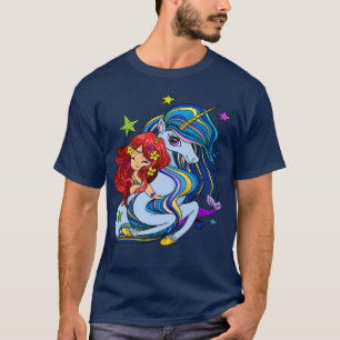 Unicorn Lover Pony Mermaid Unicorn with Mermaid Un T-Shirt