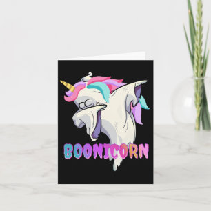 Unicorn Lover's Funny Halloween Shirts - Dabbing B Card
