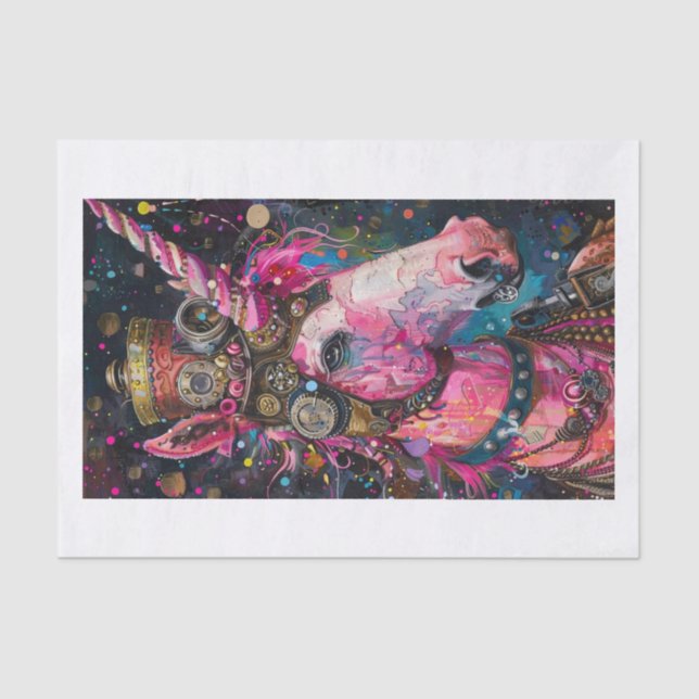 Unicorn Lyfe8 Tissue Paper (Front)