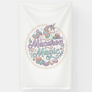 Unicorn Macaron Magic Whimsical T-Shirt Design_1 Banner