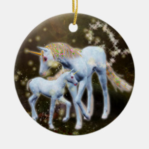 Unicorn Magic Ceramic Tree Decoration