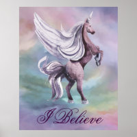 Unicorn Magic | Colourful Pastel Fantasy Watercolo