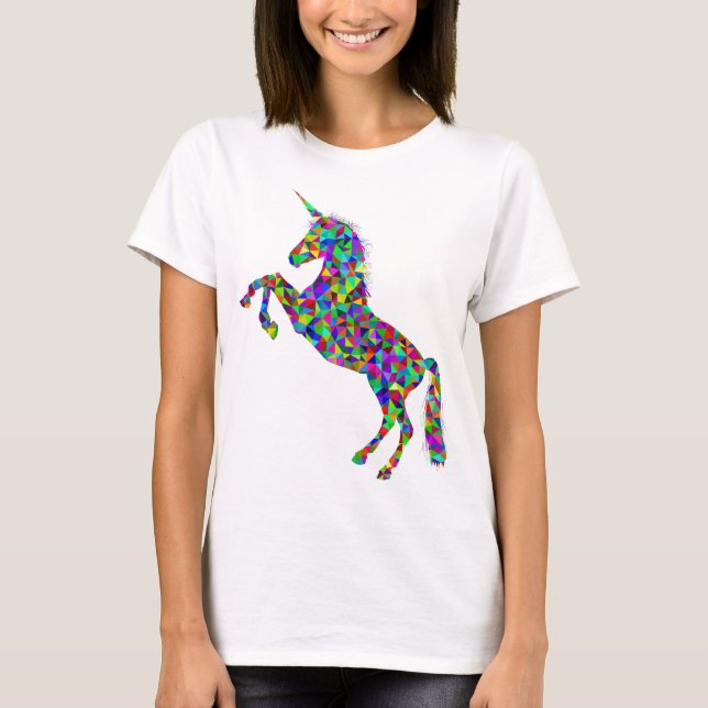 Unicorn Magic Colourful Rearing Women's T-Shirt (Front)