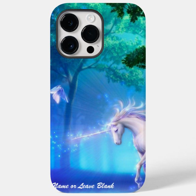 Unicorn Magic Customise Name iphone Case-Mate iPhone Case (Back)