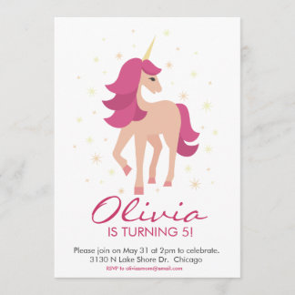 Unicorn Magic Invitation