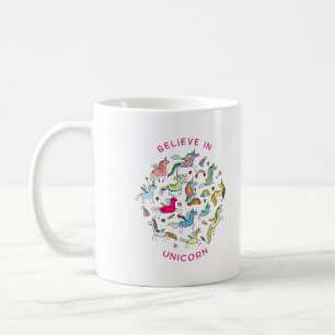 Unicorn Magic Kawaii Coffee Mug