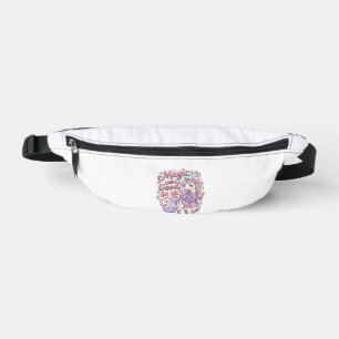 Unicorn Magic Looks Good on Me Graphic Design Whit Bum Bags
