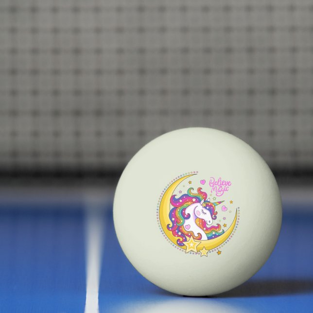Unicorn Magic Ping Pong Balls (Net)