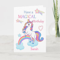 Unicorn Magical Birthday Pink