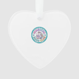 Unicorn Magical Book Club Funny Shirt Graphic_1 Ornament