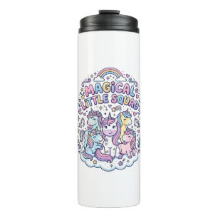 Unicorn Magical Little Squad Graphic Design Produc Thermal Tumbler