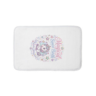 Unicorn Magical Since Birth Print Ready POD Artwor Bath Mat