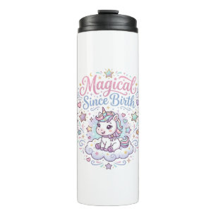 Unicorn Magical Since Birth Print Ready POD Artwor Thermal Tumbler