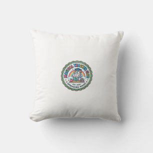 Unicorn Magical Teacher Club Funny Cute Gift Desig Cushion