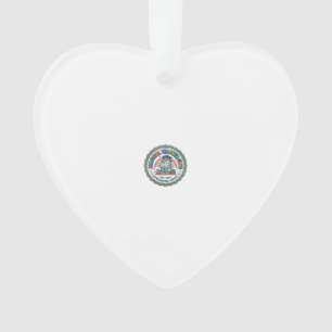 Unicorn Magical Teacher Club Funny Cute Gift Desig Ornament