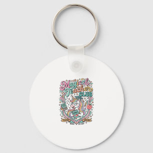 Unicorn Magical Teacher Club Kawaii Marketplace Ar Key Ring