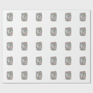 Unicorn Magical Teacher Club Kawaii Marketplace Ar Wrapping Paper