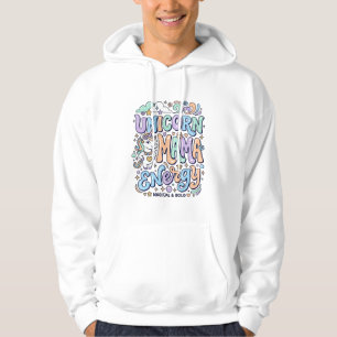 Unicorn Mama Energy Kawaii Vector Design_1 Hoodie