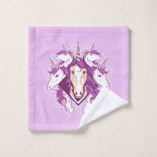 Unicorn Mandala Bath Towel Set