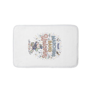 Unicorn Marching Band Unicorn Print Ready Marketpl Bath Mat