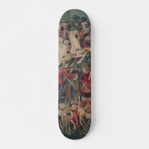 Unicorn Mediaeval Art - Hunters Return to Castle Skateboard
