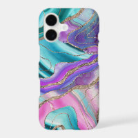 Unicorn Mermaid Agate Glitter Glam #1 #marble