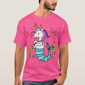 Unicorn Mermaid Cute Fun Mermicorn T-Shirt
