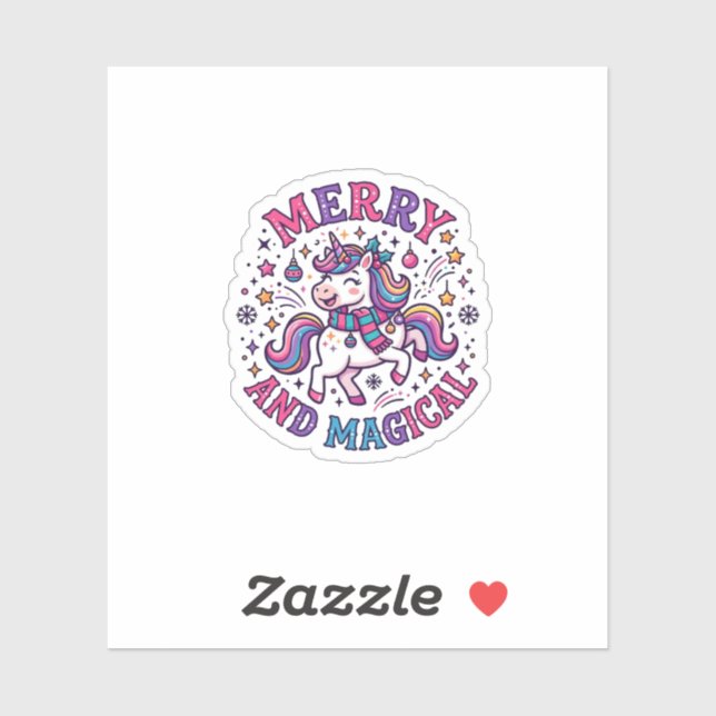 Unicorn Merry and Magical (Sheet)