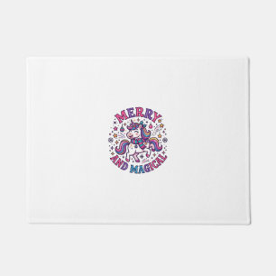 Unicorn Merry and Magical Doormat