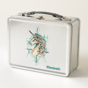 Unicorn Metal Lunch Box
