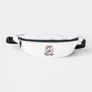 Unicorn Mexican Fiesta Guitar Fun Design Tank Top Bum Bags