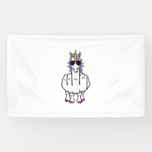 Unicorn Middle Finger Funny Magical Offensive Rude Banner