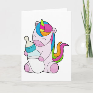 Unicorn Milk bottle Card