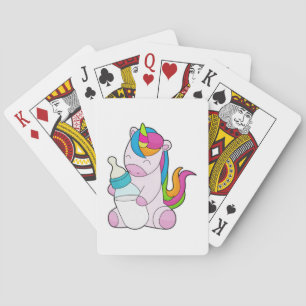 Unicorn Milk bottle Playing Cards