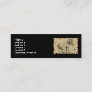 Unicorn Mini Business Card